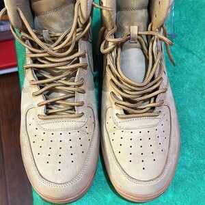 Nike Tan High-Top Sneakers $120